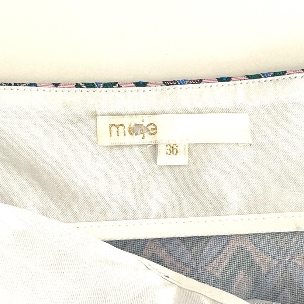 Maje Jacquard Geometric Print Patch Pocket Mini Skirt - Picture 10 of 12